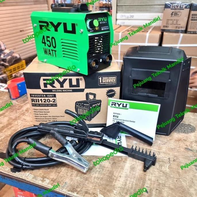 Spesial Mesin Las Inverter Ryu Rii 120 450Watt / Trafo Las 450 Watt Ryu 120 A