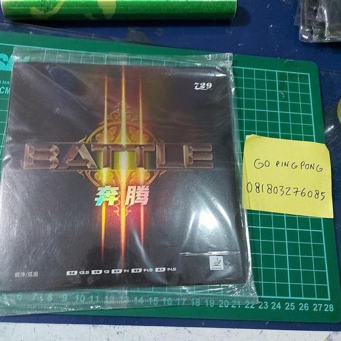 BEBAS ONGKIR - 729 battle III/battle 3 (merah dan hitam)