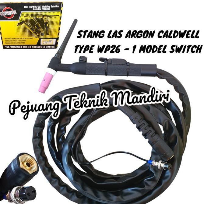 Diskon Stang Las Argon Caldwell Wp 26 Wp26 - 1 / Tig Torch Stang Las Argon Wp26 Wp 26 Caldwell
