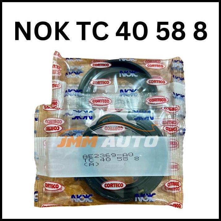 TERBARU OIL SEAL NOK TC 40 58 8 / 40.00 58.00 8.00 / 40 X 58 X 8 SEAL OIL NOK ORIGINAL 