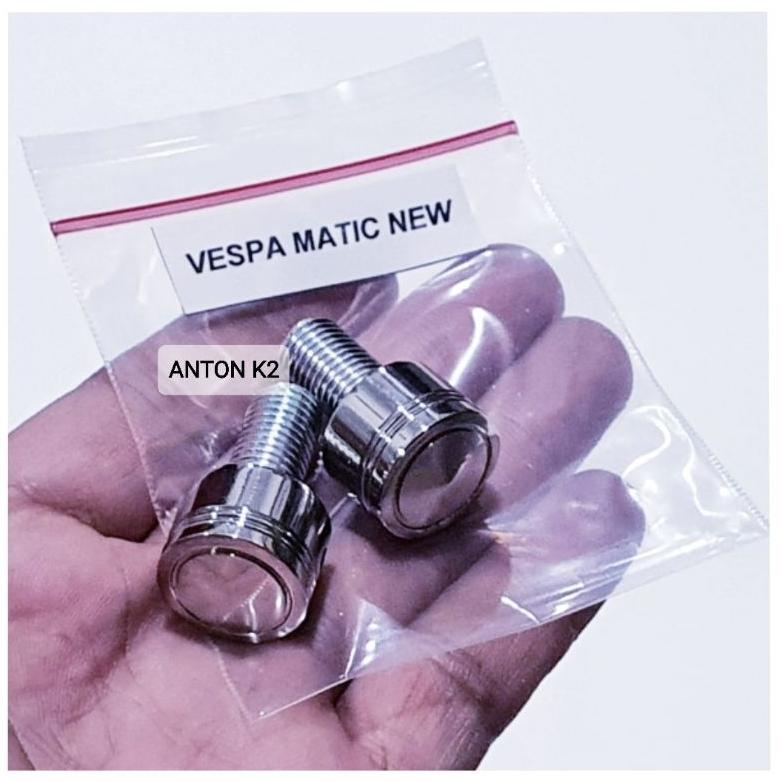 BAUT TUTUP LUBANG SPION VESPA MATIC /BAUT SEKRUP DUDUKAN SPION MOTOR VESPA IGET 2024/I GET /PRIMAVER