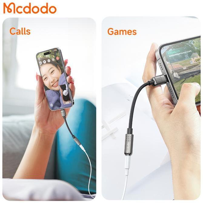 Converter Splitter iPhone Lightning To Jack 3.5mm Open Mic