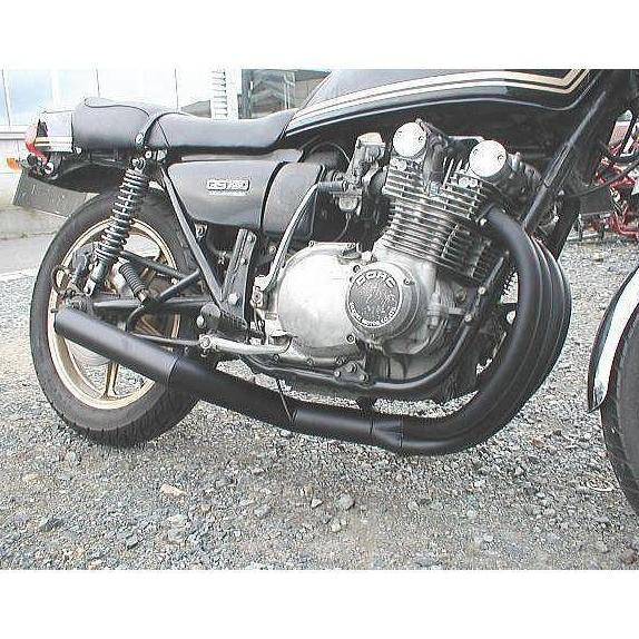 Grosir [Xess] Header Knalpot Pendek 3D Bent Untuk Gs750E/G Original Import