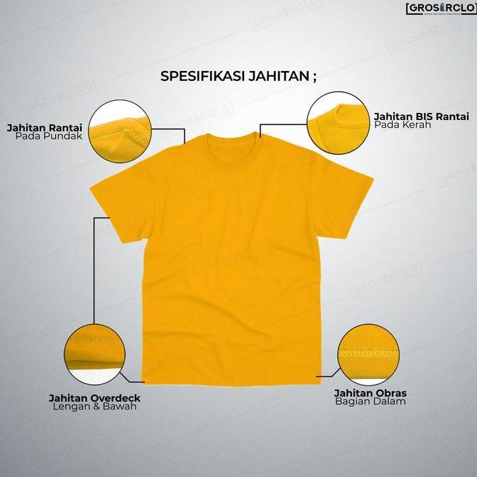 Kaos Polos New States Apparel Heavy Weight T-Shirt 5400