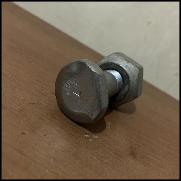 TERBARU BOLT HUB (FOR FRONT AXLE LH) MUR BAUT RODA DEPAN KIRI TRUK DYNA BU20 BU30 RINO 14B 13B 3B 1B