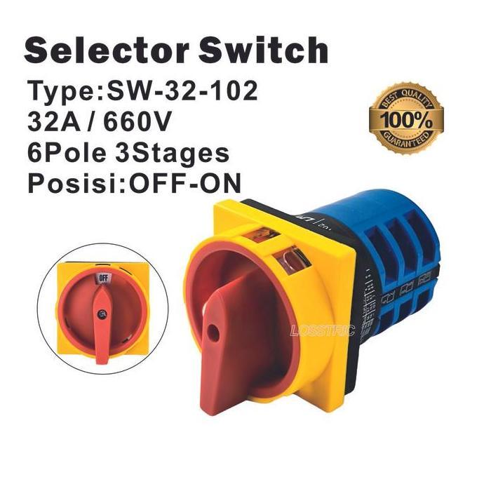 Grosir Cam Switch / Selector Switch Off-On 32A