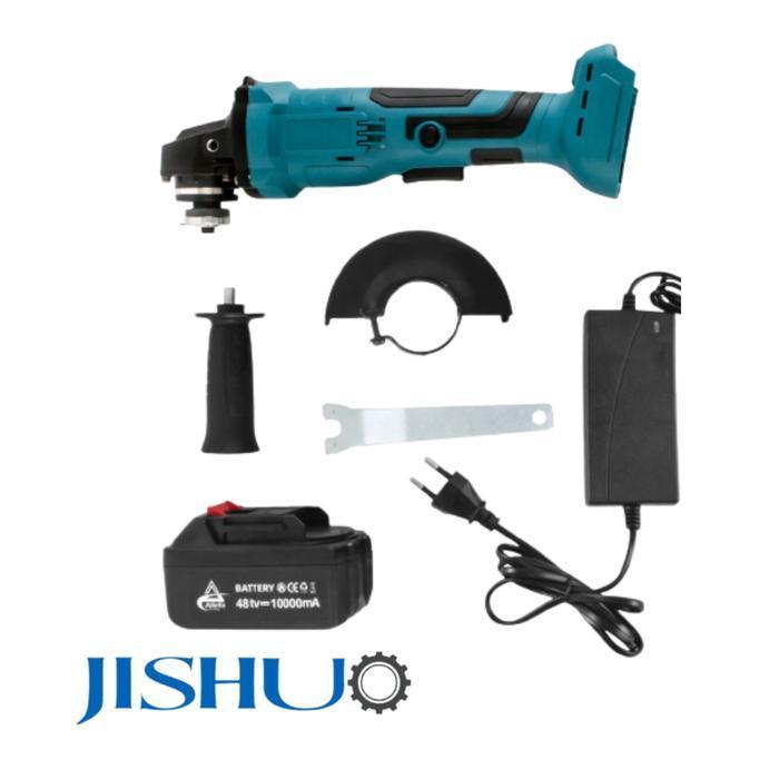 JISHUO CORDLESS ANGLE GRINDER / MESIN GERINDA BATERAI TANGAN JS-82001 [COD]