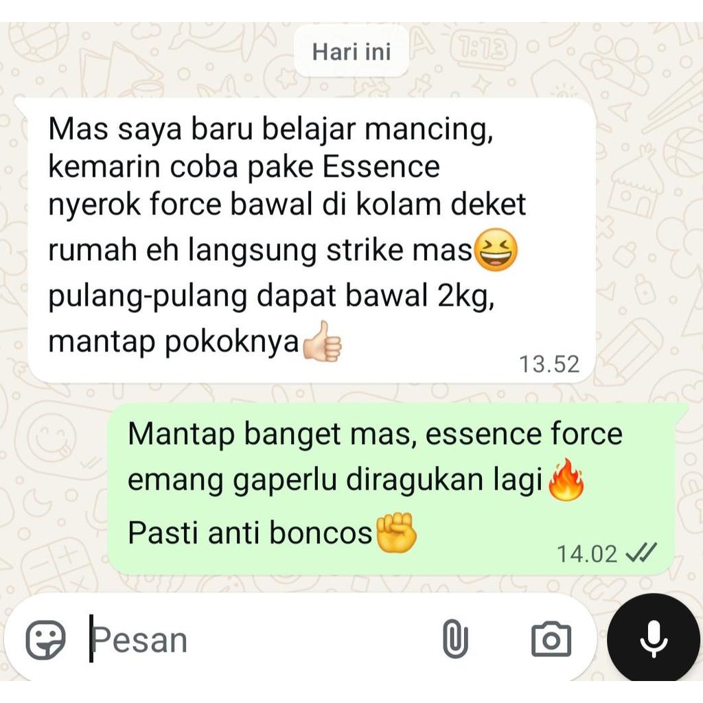 Essen Nyerok Force Ikan Bawal Umpan Pancing Jitu 60ml