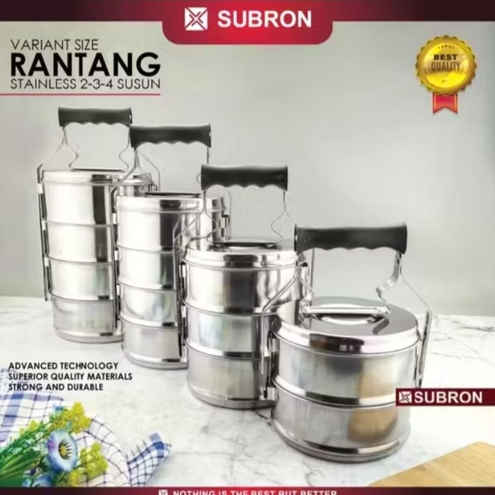 Rantang Susun Enamel 4 Susun Stainless Steel