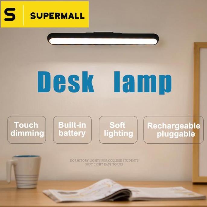 SUPERMALL Lampu Baca / Lampu Meja / Dinding Kamar - LED Tempel Magnet