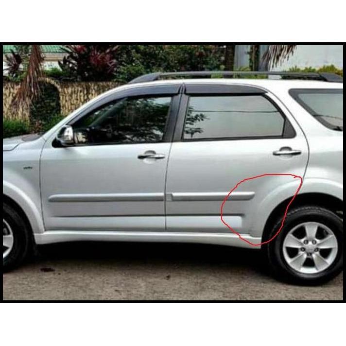 GRATIS ONGKIR MOULDING QUARTER SPOILER FENDER RUSH TERIOS BELAKANG 2010 2011 2012 