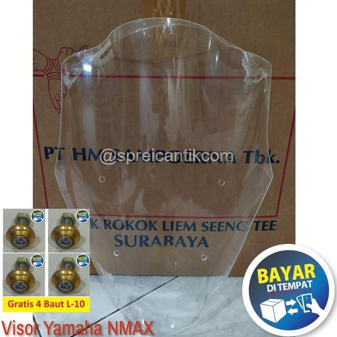 Visor Windshield Variasi Yamaha Nmax Old Lama 2015 2016 2017 2018 2019 Bahan Acrylic Akrilik Tinggi 