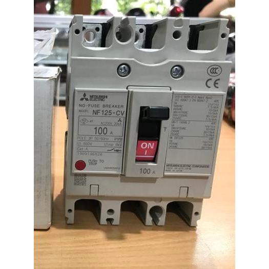 MCCB NFB MITSUBISHI NF125-CV 3P 100A