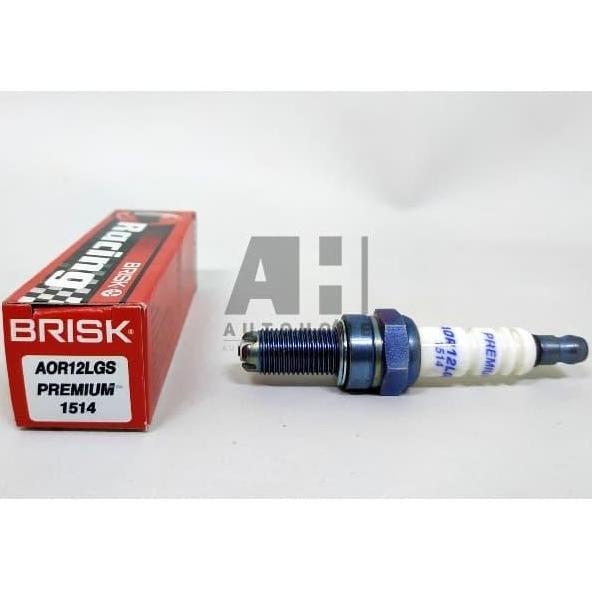 Busi Kawasaki KLX 250 KLX250 - BRISK Premium LGS - AOR12LGS