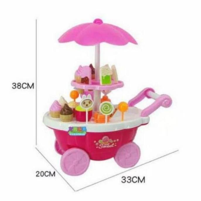 Mainan Anak Gerobak Es Krim Fi 540 Garansi