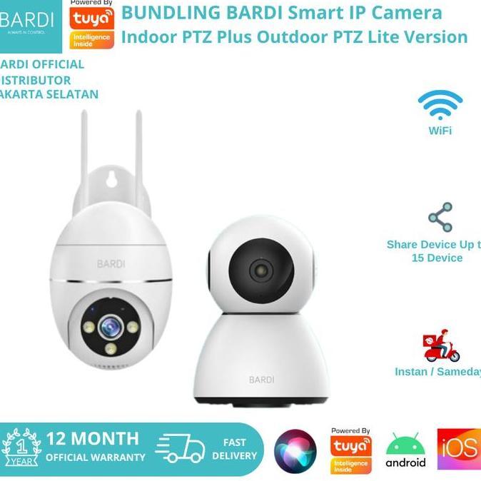 BARDI Bundle IP Camera Bardi Indoor PTZ dan Outdoor PTZ Lite Version