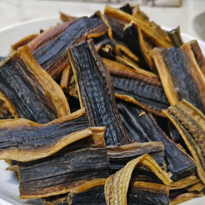 dendeng belut kering original / tawar 100 gr