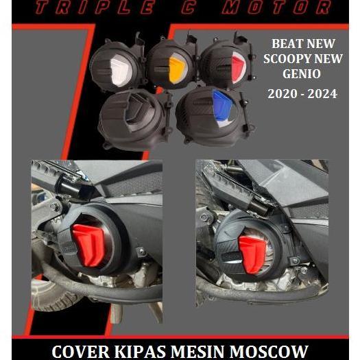 Promo TUTUP KIPAS MESIN BEAT NEW SCOOPY GENIO NEW 2020-2024 COVER AIR SCOOP Diskon