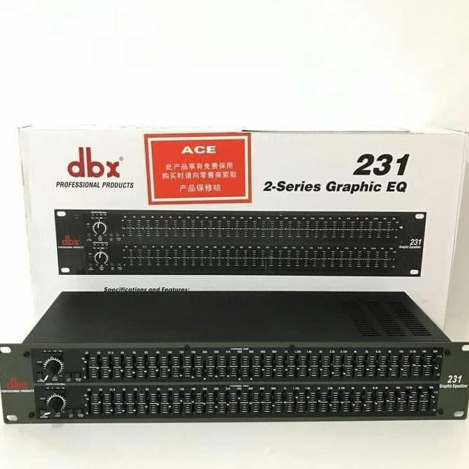 Wkprojek- Equalizer Dbx 231 (31 Channel ) Profesional Equaliser Audio