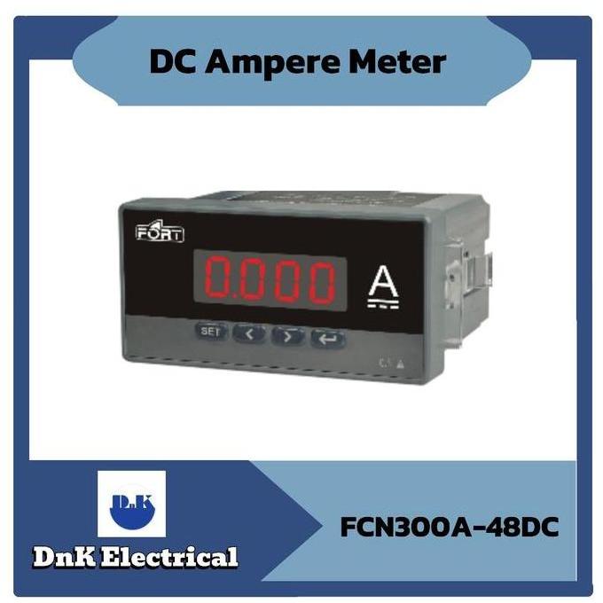 Dc Ampere Meter Fort Fcn300A-48Dc Size 48X96 Hemat
