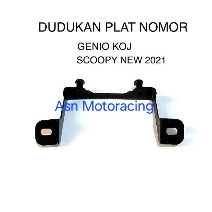 Breket Plat Nomor Scoopy New Genio Koj Breket Bracket Dudukan Plat Nomor Genio Koj Scoopy New Harga 