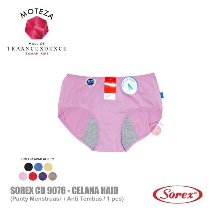 Wkwkwk- Sorex Celana Dalam Wanita - Cd 9076 - Sanitary Menstruasi Haid Panty (Bisa Pilih Warna) Katu