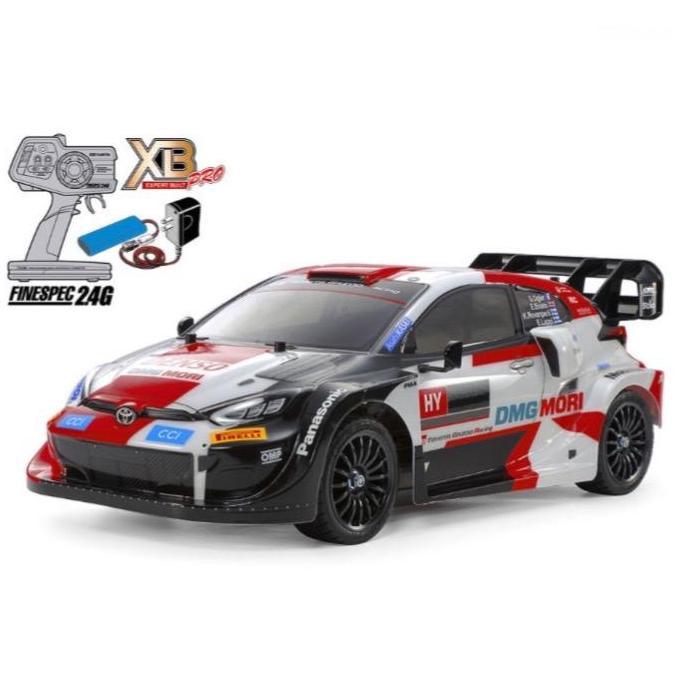 Tamiya 1/10 RC XB Toyota Gazoo Racing WRT/GR Yaris Rally 1 Hybrid (TT-02 Chassis) (RTR) - 57938
