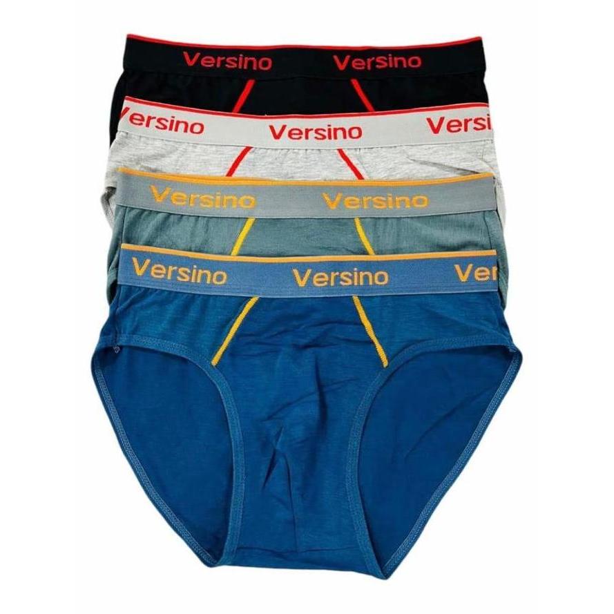 Gentle- Versino Promo 3-6 Pcs Cd Pria Versino Boxer Laki Laki Dewasa Size M-L-Xl Nyaman Katun Cowok 