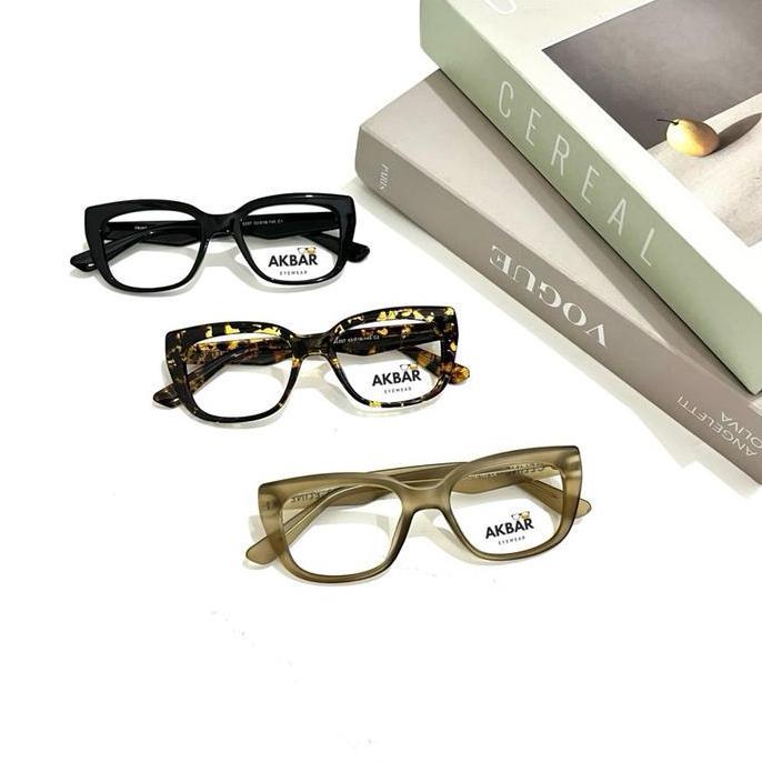 Womenacc- Frame Kacamata 5207 Antiradiasi Blueray Photocromic Bluecromic