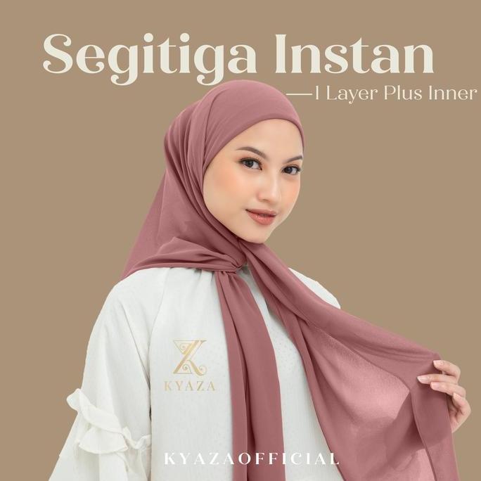 DY93 >> Hijab Segitiga Instan Inner 1 Layer | Segitiga Instan 1 Layer | Segi3 Inner 1 Layer | Segiem