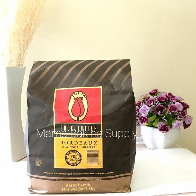 TULIP Bordeaux Cocoa Chocolate Powder Cokelat Bubuk Bordeaux 250 gr