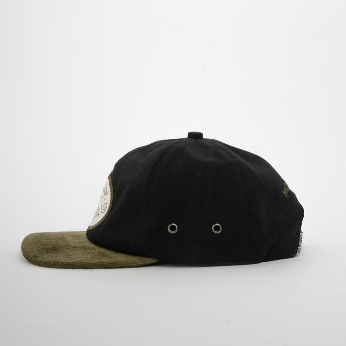 Womenacc- Hoi Polloy - Topi - Wager Cap (Black Green) Corduroy Twill