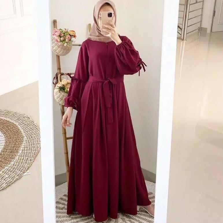 AESPA MAXI DRESS / GAMIS WANITA / GAMIS MUSLIM