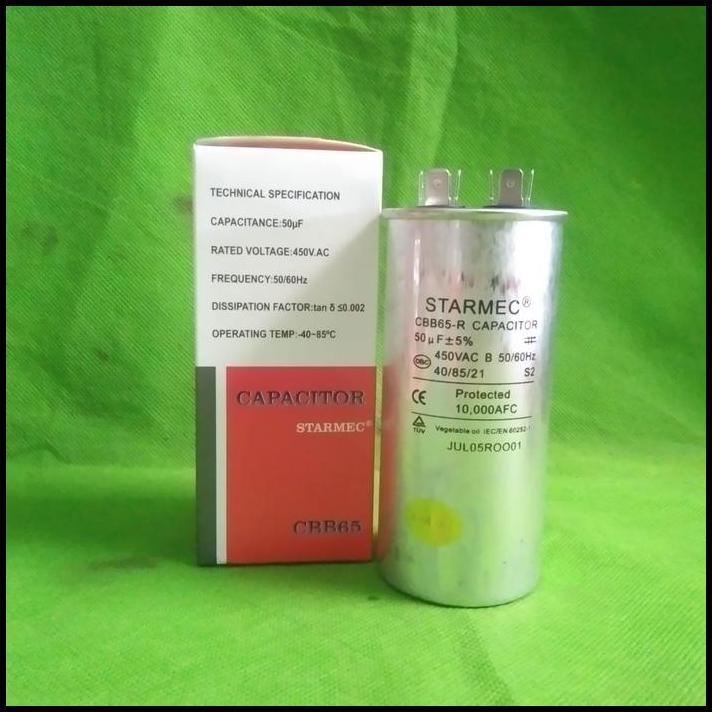 HOT DEAL CAPASITOR AC 50UF/450V AC 2PK SHARP LG DAIKIN SAMSUNG GREE MIDEA TCL 