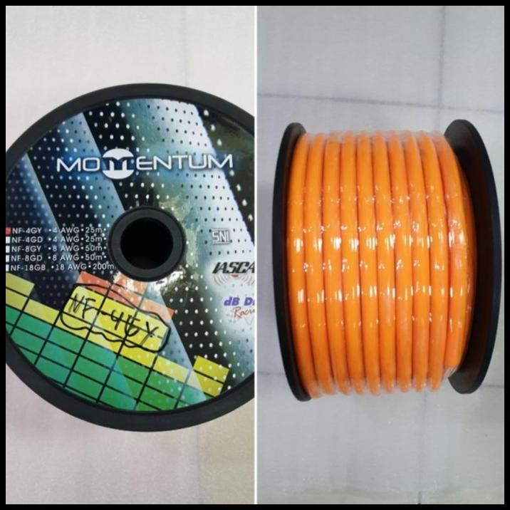 GRATIS ONGKIR KABEL MOMENTUM 4 AWG / KABEL POWER MOBIL MOMENTUM 