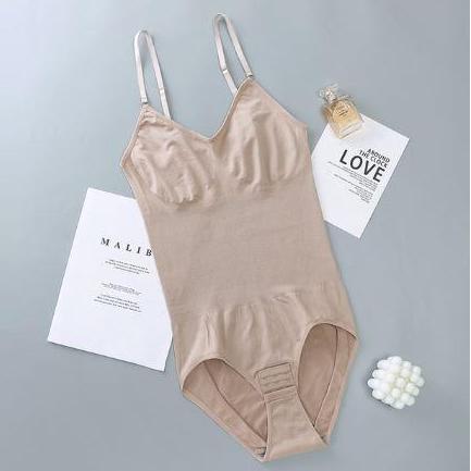 Nyaman- Korset Bodysuit Pengecil Perut Buncit Kancing Bawah Atasan Wanita Jumbo Big Size Seamless
