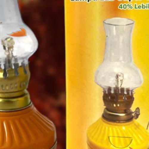 Murahhh,,,1 Led Lampu Teplok Baterai /Lampu Emergency/Semprong/Lampu Camping - Souvernir - Homedecor