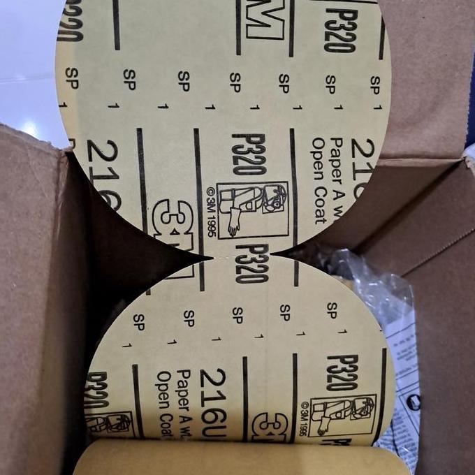 Grosir 3M Stikit Gold 216U,Size:5"-P320 Isi:175 Pcs