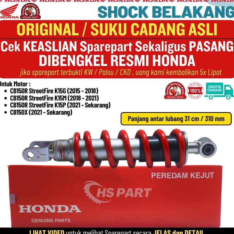 Shock Shockbreaker Monoshock Belakang CB150R CB150X Original Honda 100%