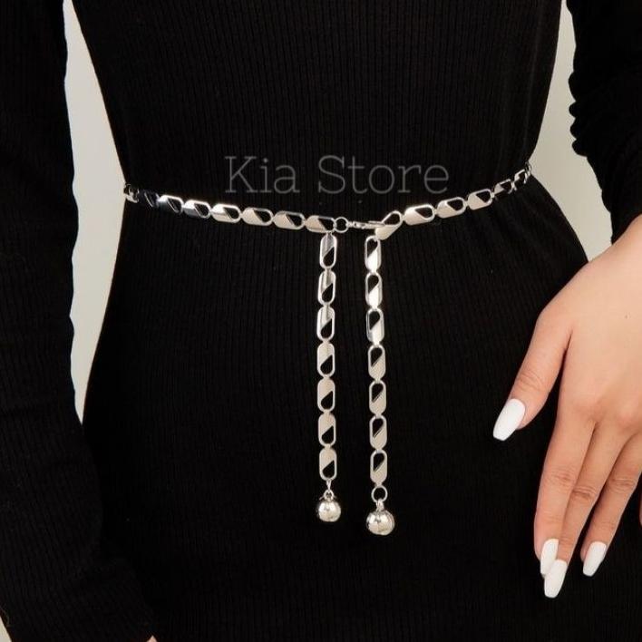 Ikat Pinggang Rantai Wanita Sabuk Rantai Wanita Belt Wanita Untuk Dres Belt Rantai