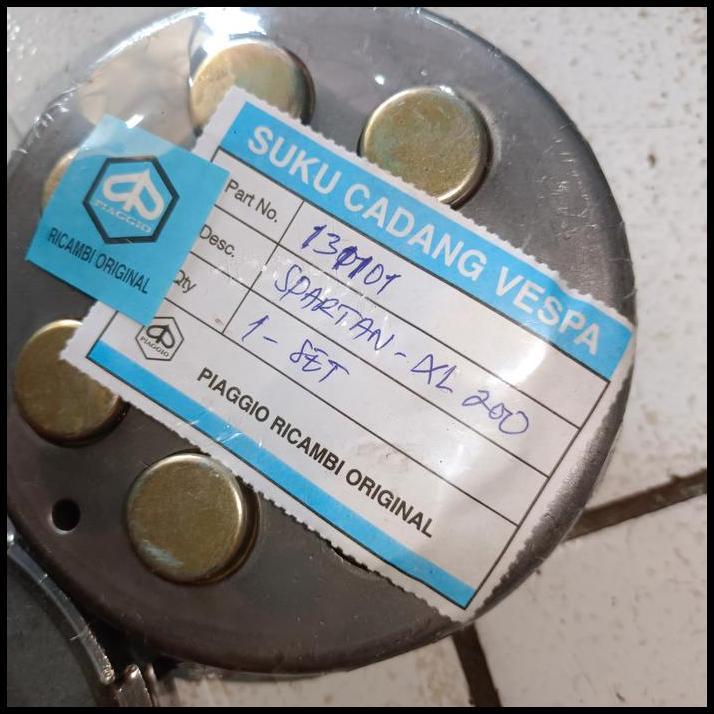 TERLARIS KOPLING SET VESPA SPARTAN EXCEL 200 GIGI 23 PER 7 KOPLING GEDE RICAMBI 