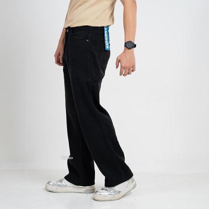 JINISO HANGOVER - 816 Highwaist Loose Jeans Pria