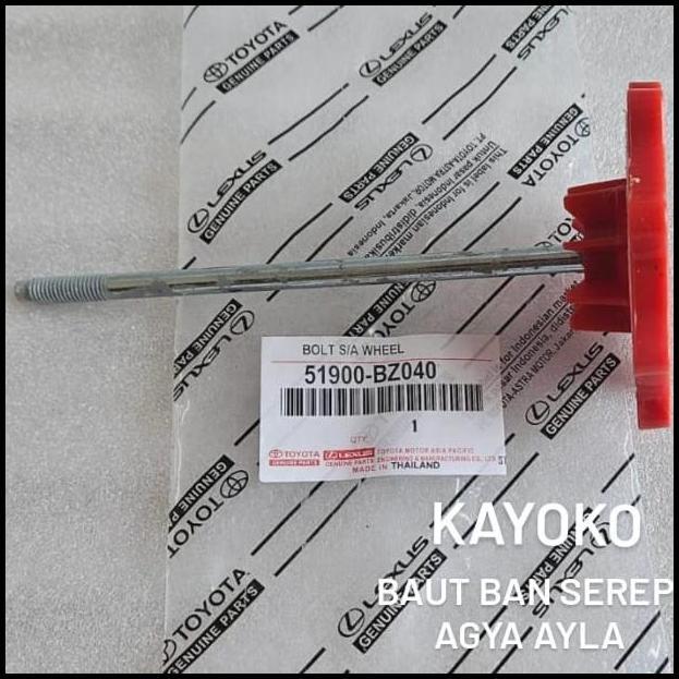 TERBARU BAUT GANTUNGAN BAN SEREP BOLT BAN SEREP AGYA AYLA 51900-BZ040 
