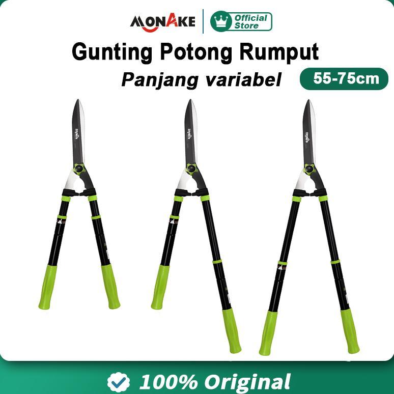 MONAKE Alat Jerman Gunting Potong Rumput 55cm-75cm / Gunting Dahan Alat Pemotong Rumput Ranting Tama
