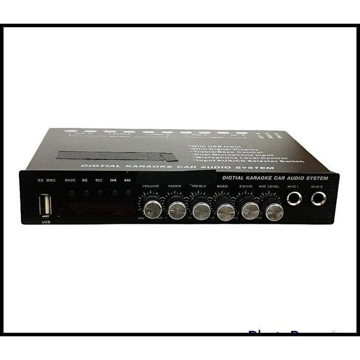 TERBARU PRE AMP DIGITAL KARAOKE CAR AUDIO SYSTEM 