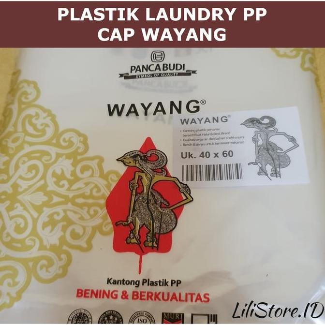Konichiwa- Plastik Laundry Polos Pp Cap Wayang
