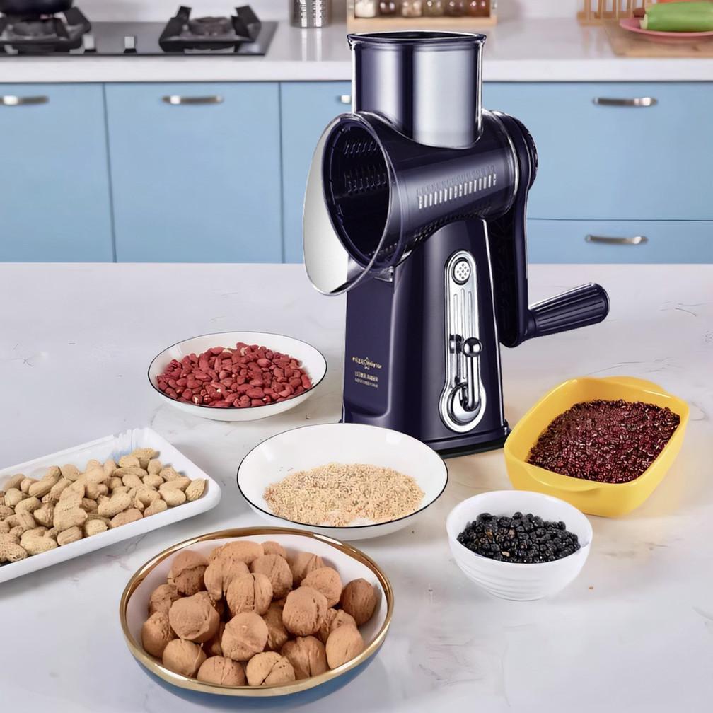 Parutan Buah Dan Sayur Multi-fungsi,Pengiris Pemotong Putar Buah Sayur Bawang,Alat pemotong sayuran