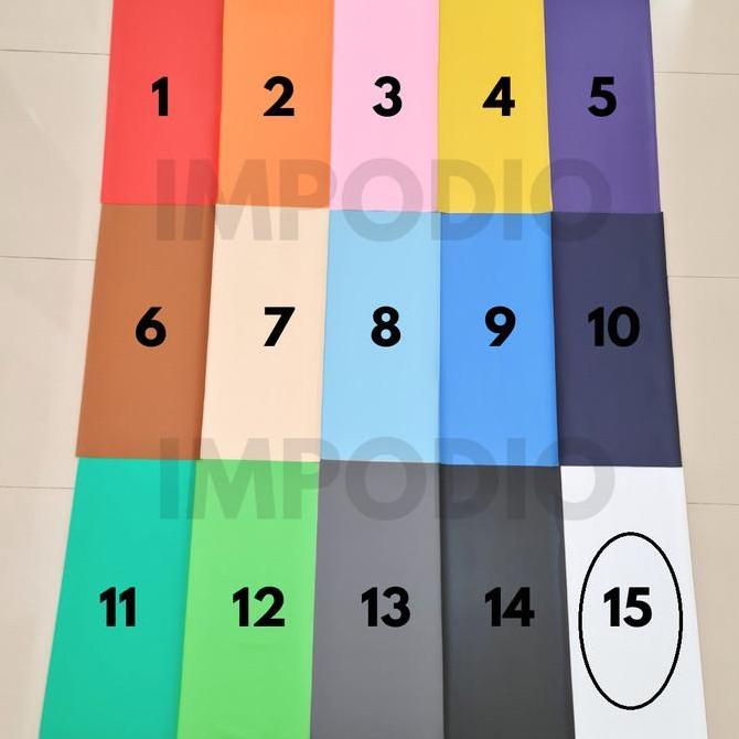 Yoi- Stand Bentuk T + Background Impodio Hijau Muda/Tua Free Jepit 4Pcs