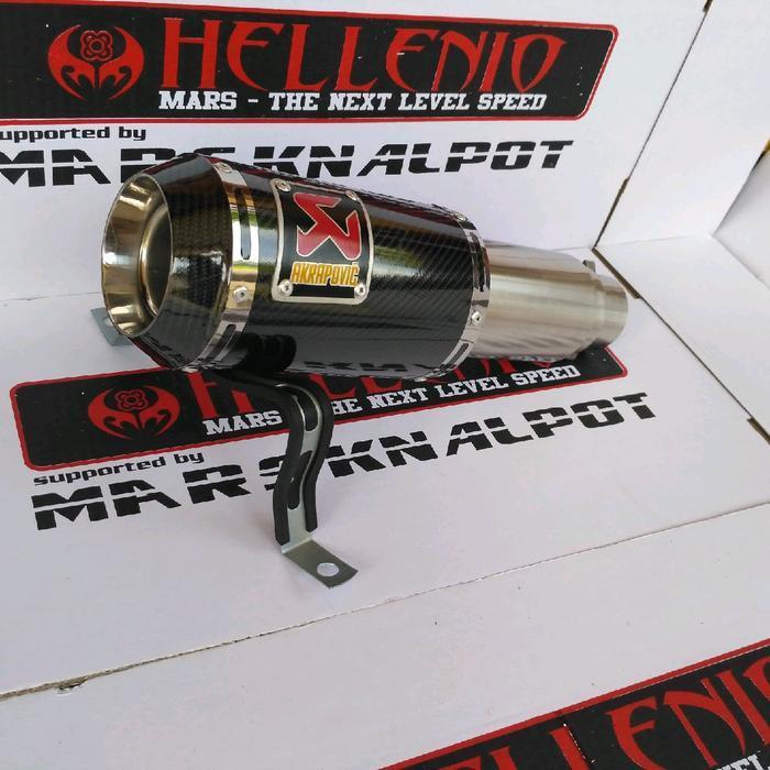 Silincer Akrapovic Gp M1 Carbon Knalpot Akrapovic Free Bracket Per Original Dan Terpercaya