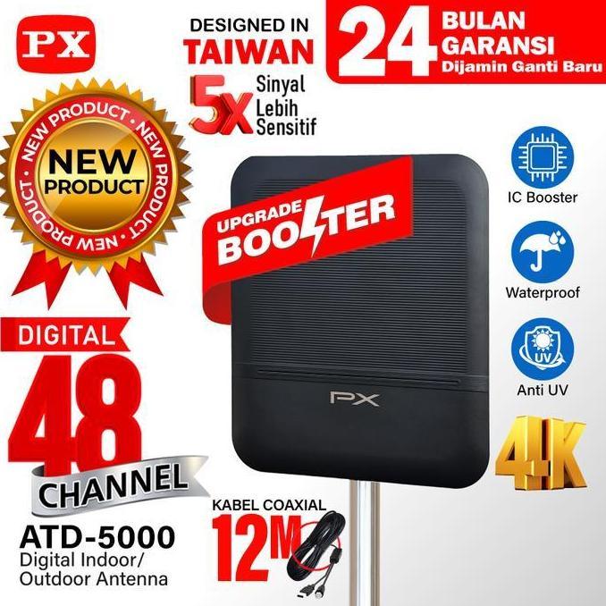 Antena Tv Digital Indoor Outdoor Booster Antena Tv Digital Stb Tv Digital Antena Digital Dvbt2 4K Px